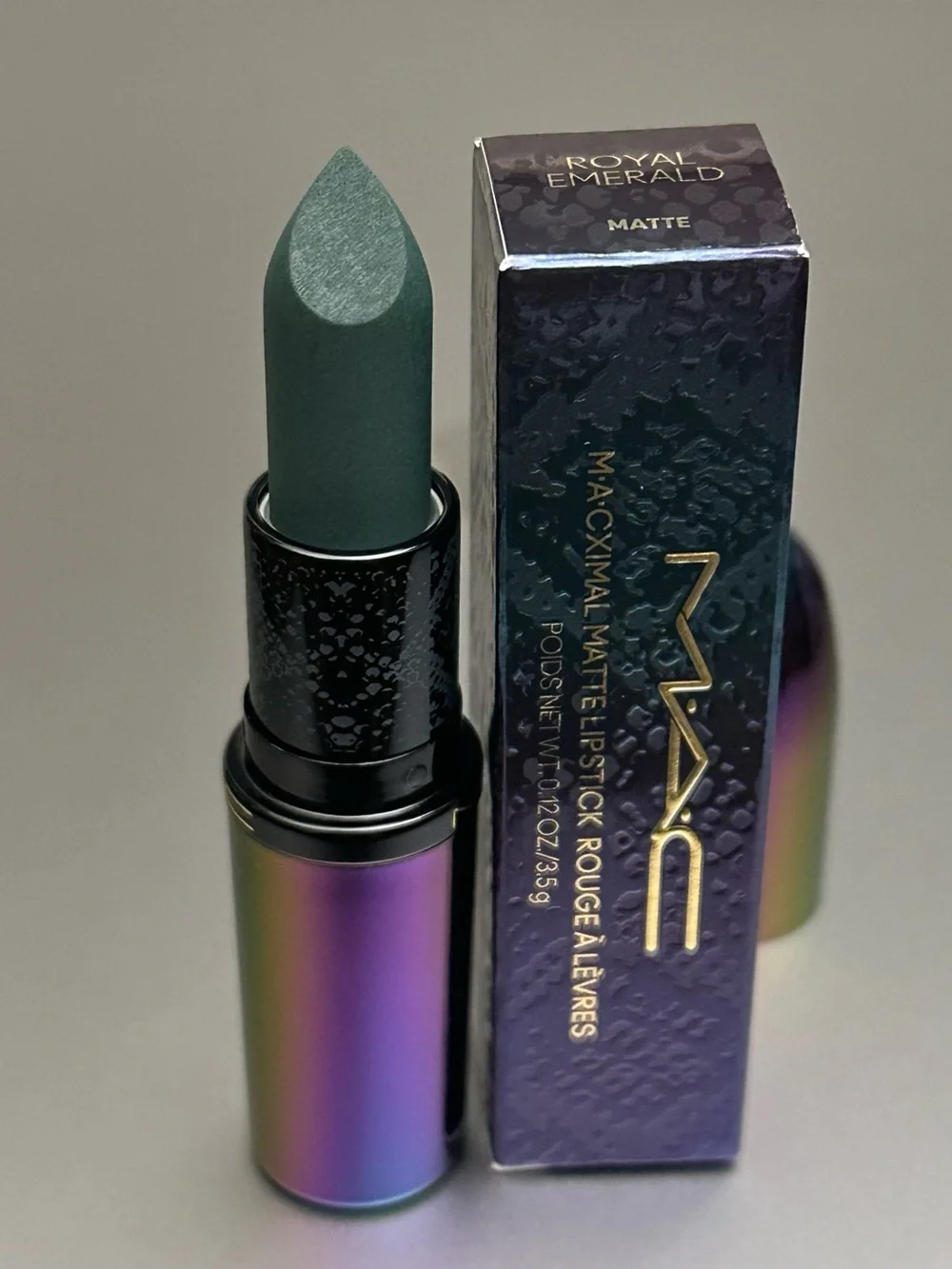 MAC “Royal Emerald” Matte Lipstick ~ Luxe Luck